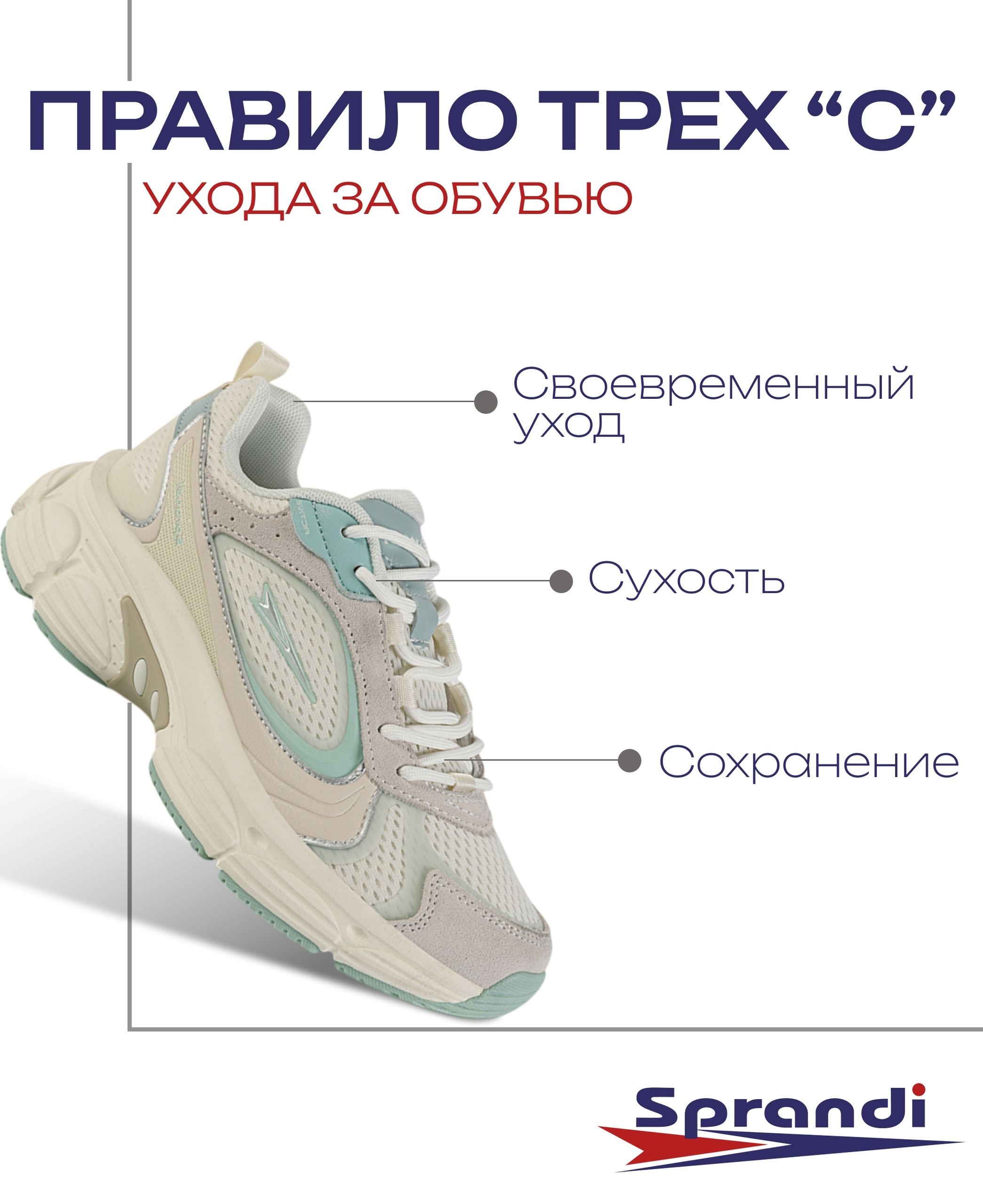 Правило трех «С» для ухода за обувью