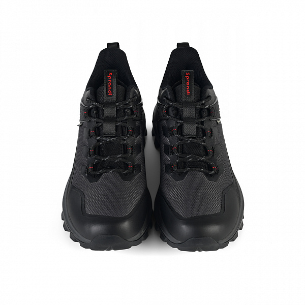 7M325A08-3 Мужские кроссовки для трекинга Sprandi, Черный/Темно-серый/Темно-красный