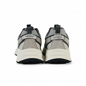 7M325R06-2 Мужские беговые кроссовки Sprandi, Рисово-серый/Темно-серый