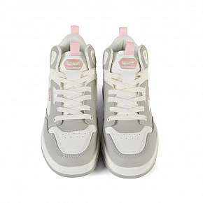 7W325K03-2 Женские кеды Sprandi, Дымчатый серый/Розовый