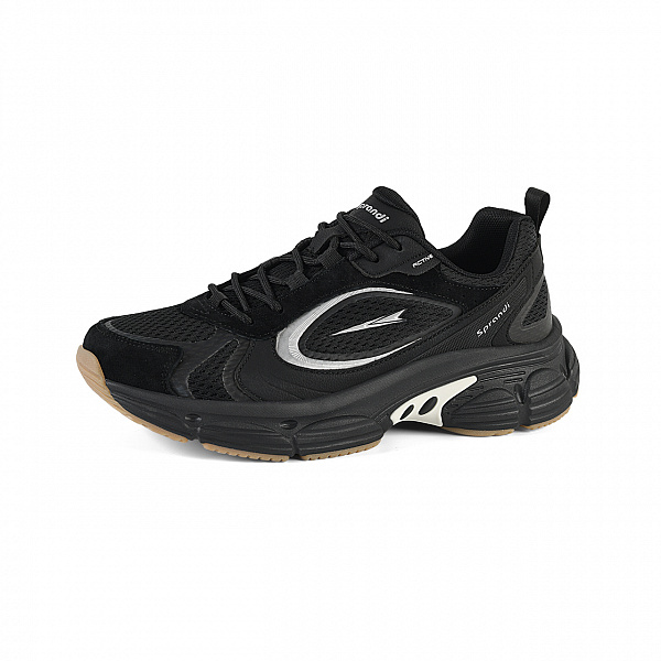Мужские беговые кроссовки Sprandi Impulse, Черный/Серебристый