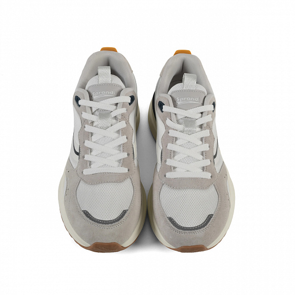 7M126L02-3 Мужские универсальные кроссовки Sprandi, Светло-серый/Белый/Желтый