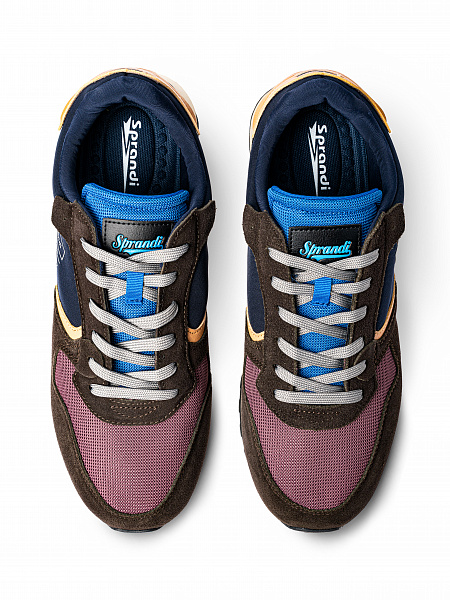Мужские универсальные кроссовки Sprandi, коричневый/синий/бордовый P221