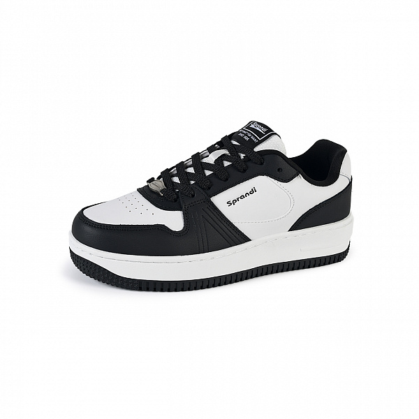 7W325K01-2 Женские кеды Sprandi, Оригинальный белый/Черный