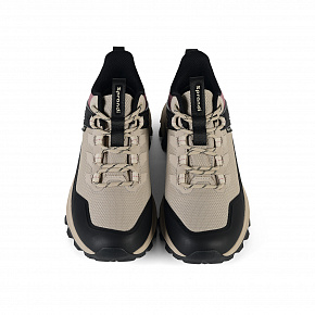 7W325A01-4 Женские кроссовки для трекинга Sprandi, Рисово- серый/Черный/Фиолетовый