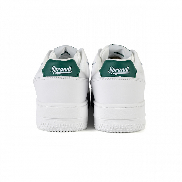 7M325K03-2 Мужские кеды Sprandi, Оригинальный белый/Травянисто-зеленый