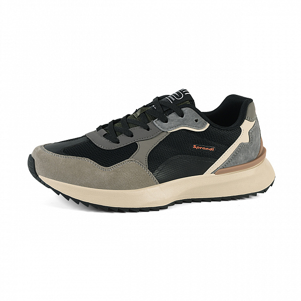 Мужские универсальные кроссовки Sprandi Urban, Черный/Серый/Бежевый/Красный