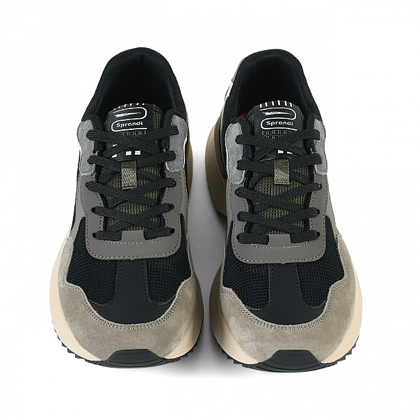 Мужские универсальные кроссовки Sprandi Urban, Черный/Серый/Бежевый/Красный