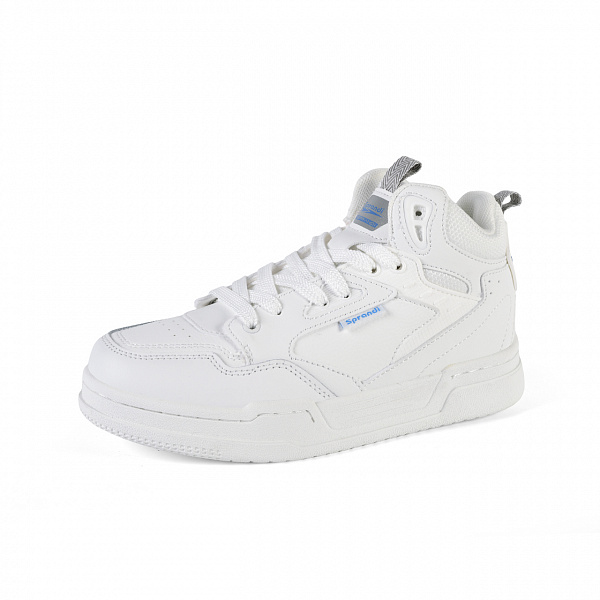 7W325K03-4 Женские кеды Sprandi, Оригинальный белый/Небесно-голубой