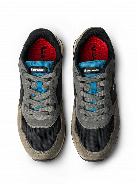 Мужские универсальные кроссовки Sprandi, черный/серый/бежевый P263