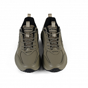 7M325C05-2 Мужские беговые кроссовки в классическом дизайне Sprandi, Хаки/Черный