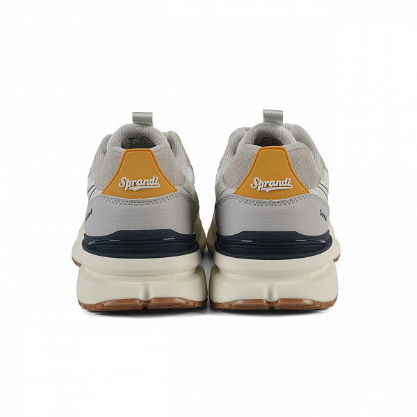 7M126L02-3 Мужские универсальные кроссовки Sprandi, Светло-серый/Белый/Желтый