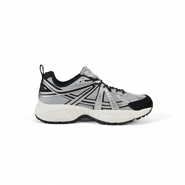 7M226C93-3 Мужские беговые кроссовки в классическом дизайне Sprandi, Серебро/Черный