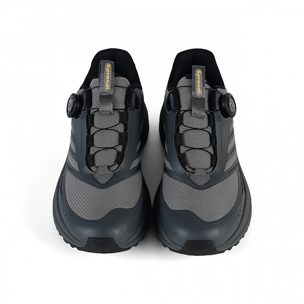 7M325A04-3 Мужские кроссовки для трекинга Sprandi, Лаймово-синий/Темно-серый/Черный