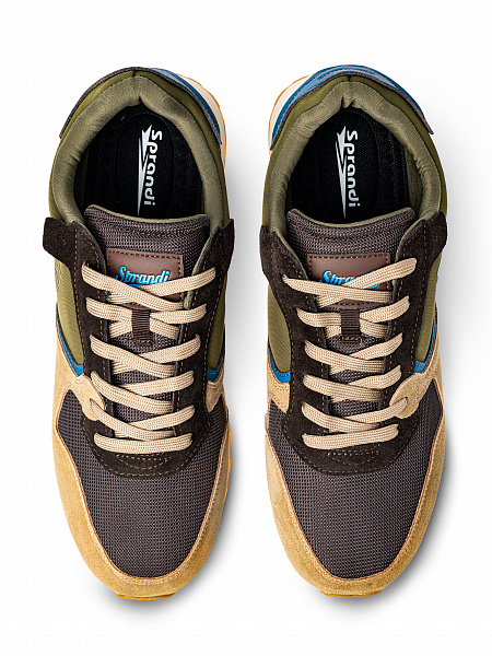 Мужские универсальные кроссовки Sprandi, бежевый/зеленый/коричневый P221