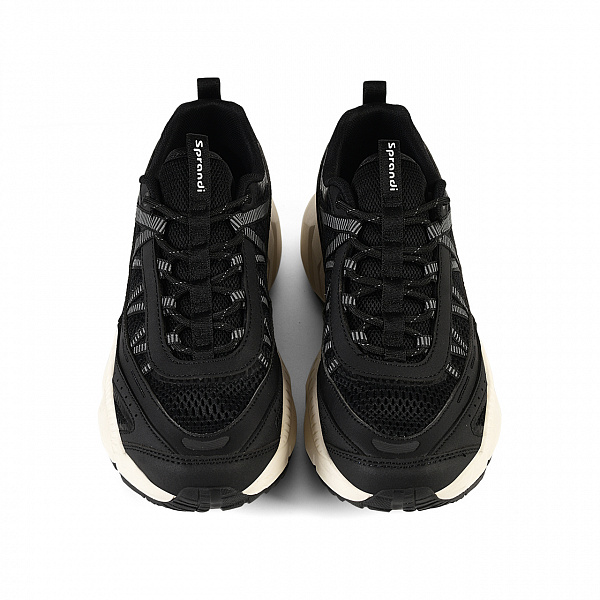 Мужские беговые кроссовки Sprandi Snake Style, Черный/Бежевый