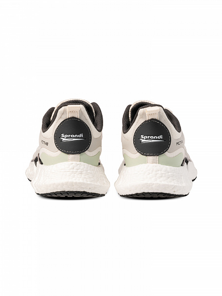 Мужские беговые кроссовки Sprandi, белый/серый/мятный P248