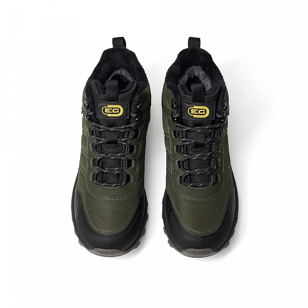 Мужские универсальные кроссовки черный/хаки/оранжевый 7M424A01