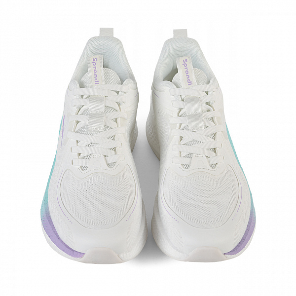 Женские беговые кроссовки Sprandi Inspire, Бежевый/Фиолетовый/Голубой