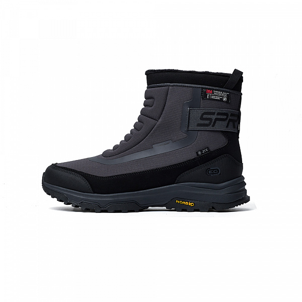 Мужские универсальные кроссовки серый/черный/красный 7M424A04