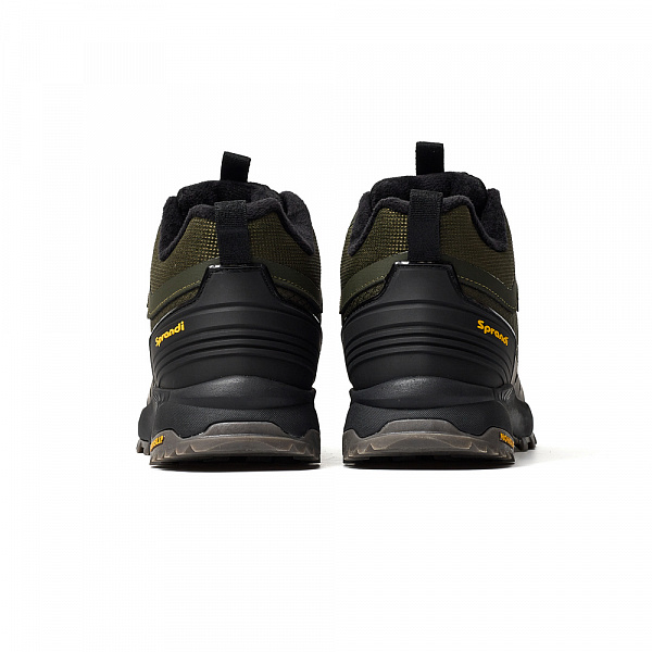 Мужские универсальные кроссовки черный/хаки/оранжевый 7M424A01