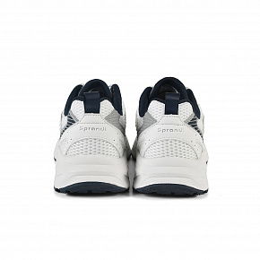 7M226C92-2 Мужские беговые кроссовки в классическом дизайне Sprandi, Белый/Серебро/Синий