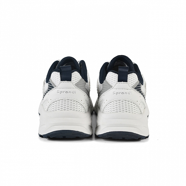 7M226C92-2 Мужские беговые кроссовки в классическом дизайне Sprandi, Белый/Серебро/Синий