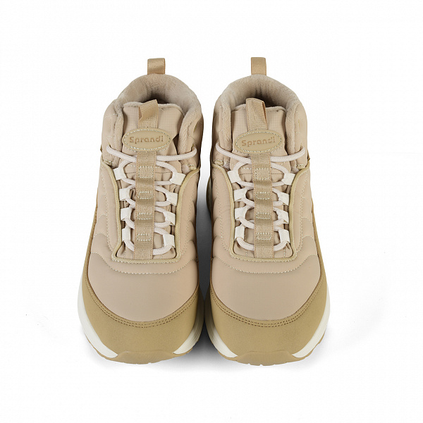 7W425A04-2 Женские кроссовки для трекинга Sprandi, Темный рис/Светло-коричневый