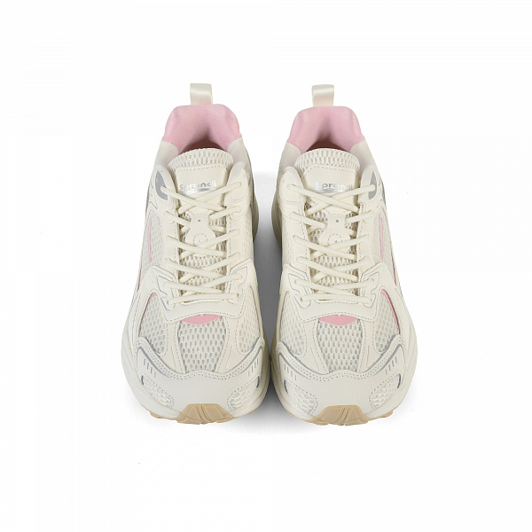 7W226C87-3 Женские беговые кроссовки в классическом дизайне Sprandi, Белый/Серебро/Розовый