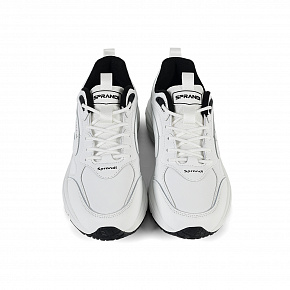 7M325C05-4 Мужские беговые кроссовки в классическом дизайне Sprandi, Оригинальный белый/Черный