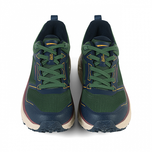 Мужские беговые кроссовки Sprandi RunWave, Зеленый/Синий/Оранжевый