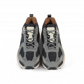 7M226C94-2 Мужские беговые кроссовки в классическом дизайне Sprandi, Темно-серый/Красный/Серый