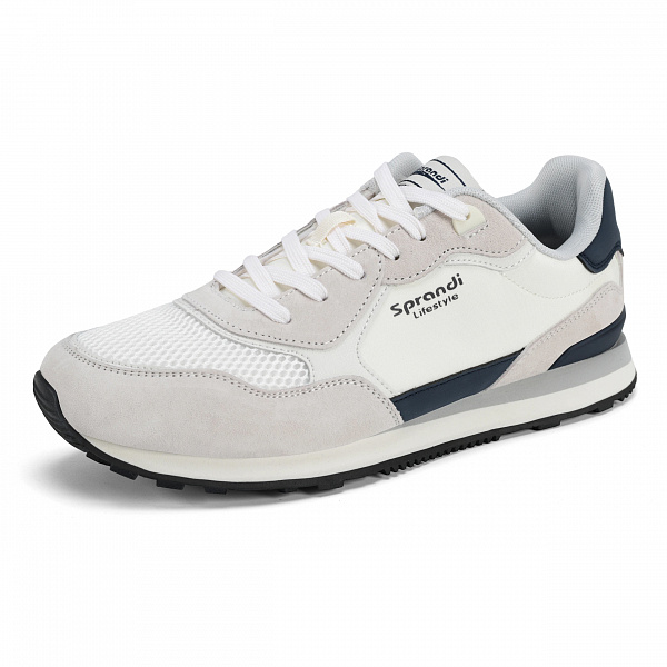 Мужские универсальные кроссовки Sprandi Classic Stride, Бежевый/Синий