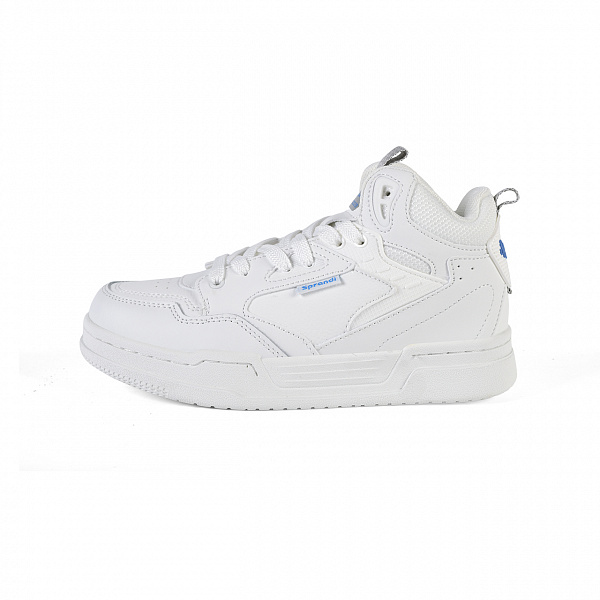 7W325K03-4 Женские кеды Sprandi, Оригинальный белый/Небесно-голубой