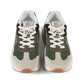 Женские универсальные кроссовки Sprandi Urban, Бежевый/Коричневый/Зеленый