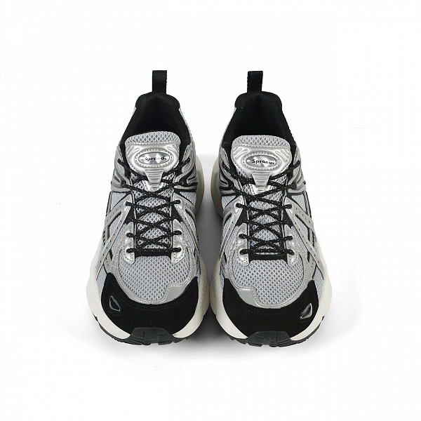 7M226C93-3 Мужские беговые кроссовки в классическом дизайне Sprandi, Серебро/Черный