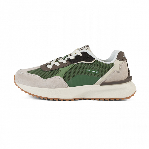 Женские универсальные кроссовки Sprandi Urban, Бежевый/Коричневый/Зеленый