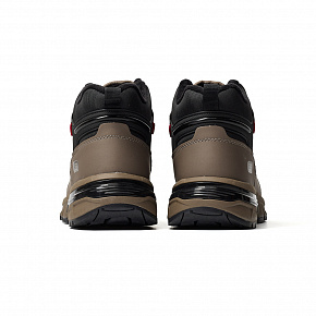 Мужские универсальные кроссовки хаки/черный/оранжевый 7M424A07