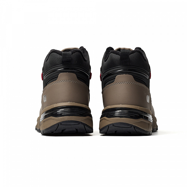 Мужские универсальные кроссовки хаки/черный/оранжевый 7M424A07