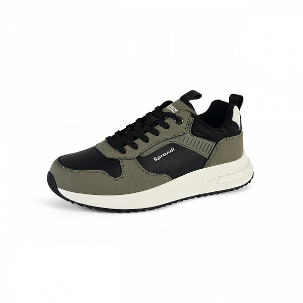 7M325L15-2 Мужские универсальные кроссовки Sprandi, Черный/Хаки/Бежевый