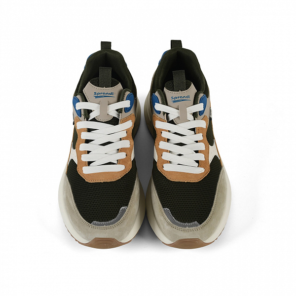 7M126L12-5 Мужские универсальные кроссовки Sprandi, Серый/Зеленый/Голубой